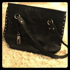 B Makowsky Leather Shoulder Bag